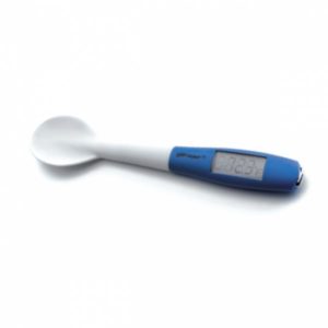 cuillère en silicone avec thermomètre sonde