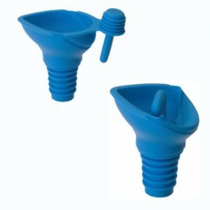 entonnoir en silicone avec bouchon